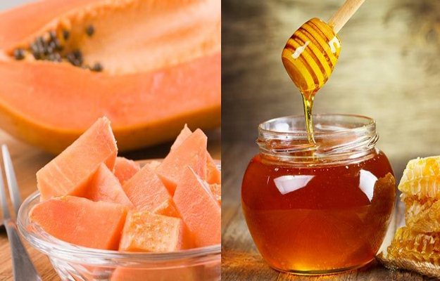 सनबर्न का लिए घरेलू उपचार है पपीता और शहद का पैक - honey and papaya for sunburn in Hindi 
